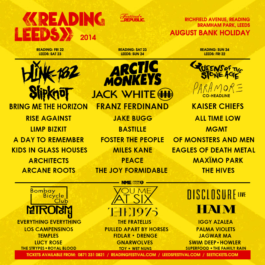 Reading and Leeds 2014 #1 - Reading & Leeds - Festival Forums