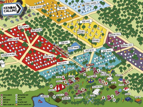 2023 Map Revealed! - Kendal Calling