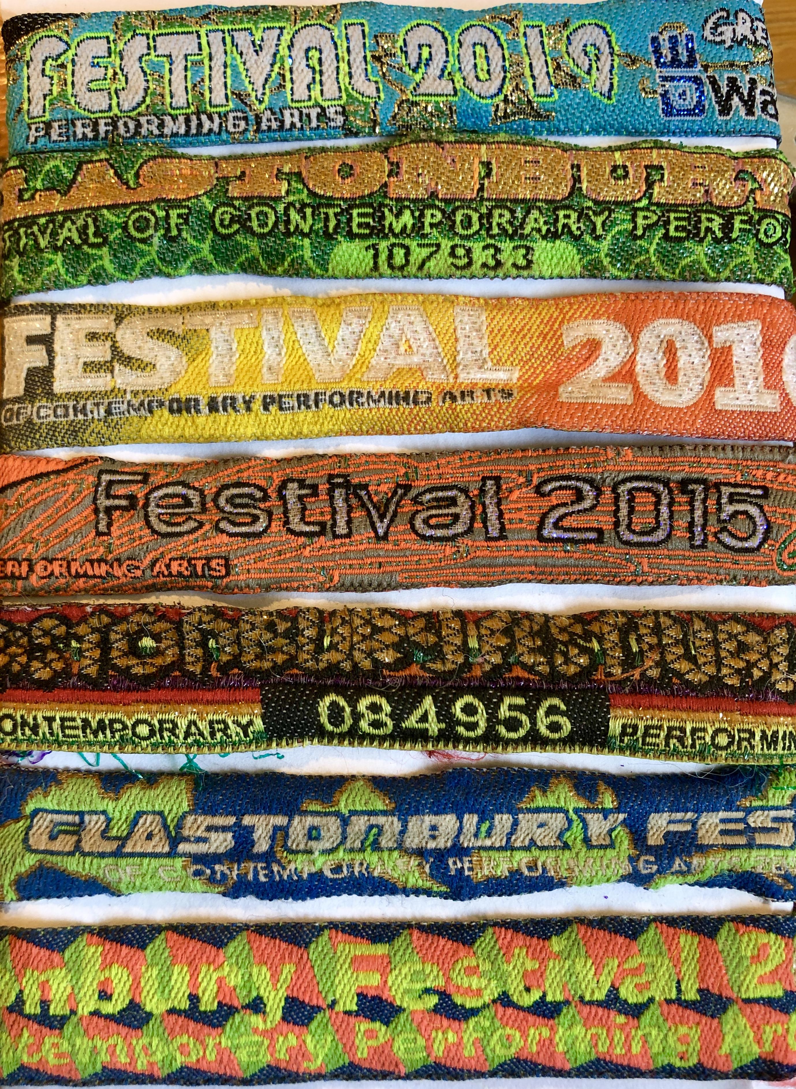 Old wristbands? Guide? - Chat - Festival Forums