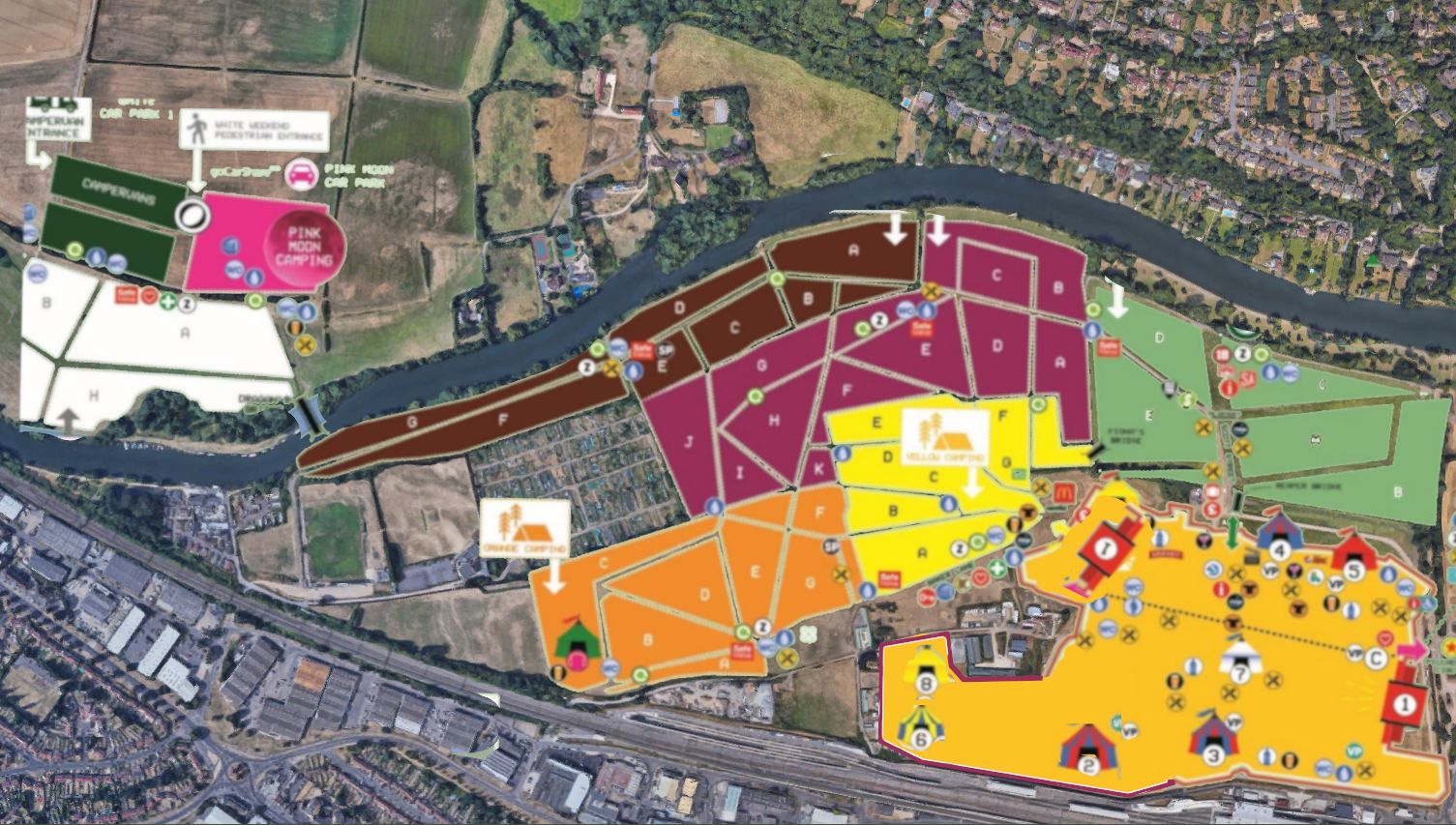 New arena layout with two main stages - Reading - Reading & Leeds Festivals  - Festival Forums