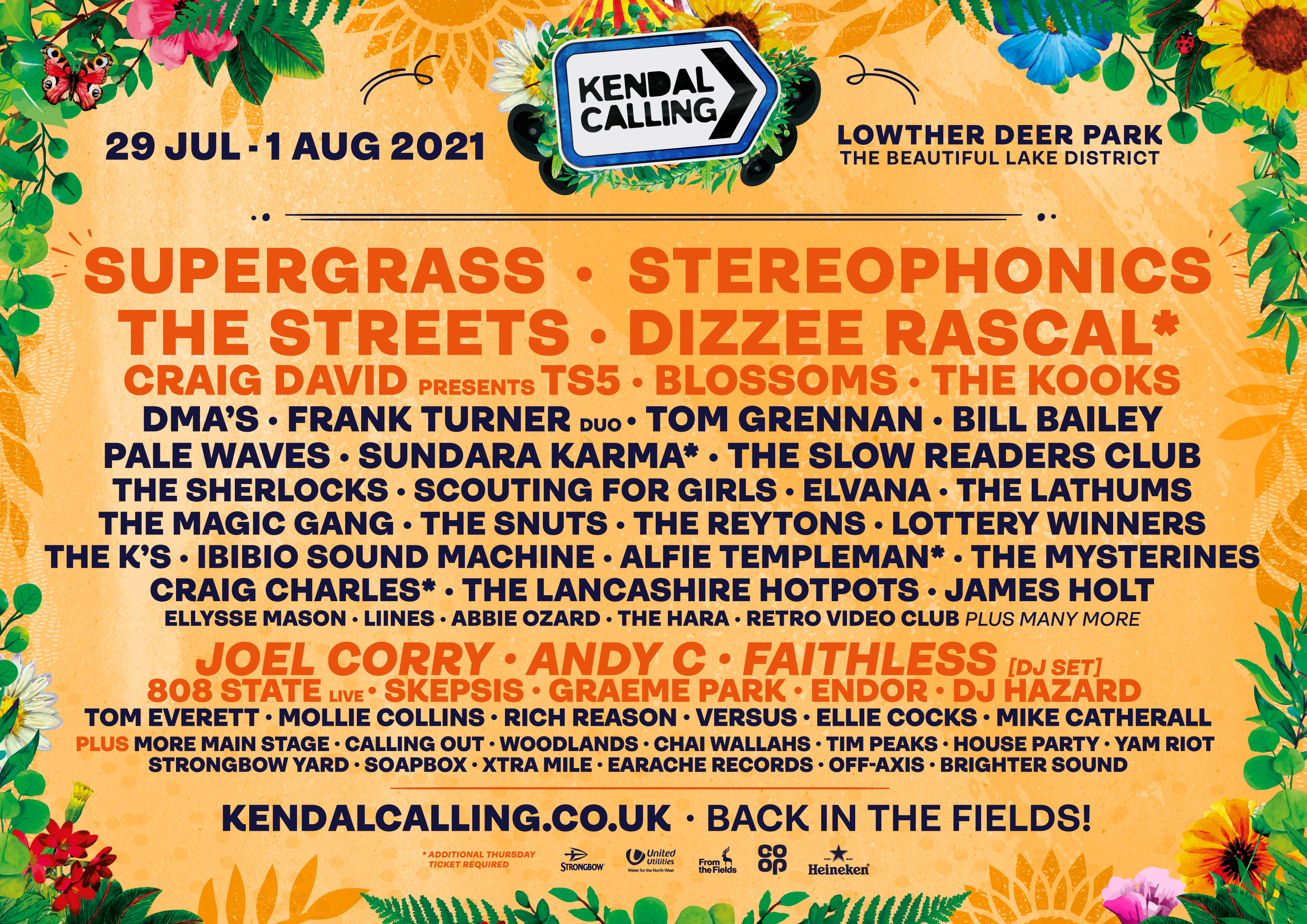 2023 Lineup - Kendal Calling - Festival Forums